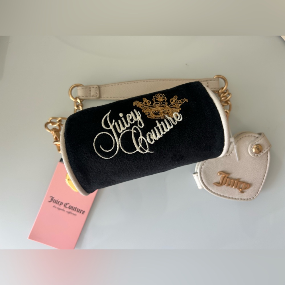 Viral Juicy Couture Key to Juicy Mirror Mini Barrel Bag bag charm
